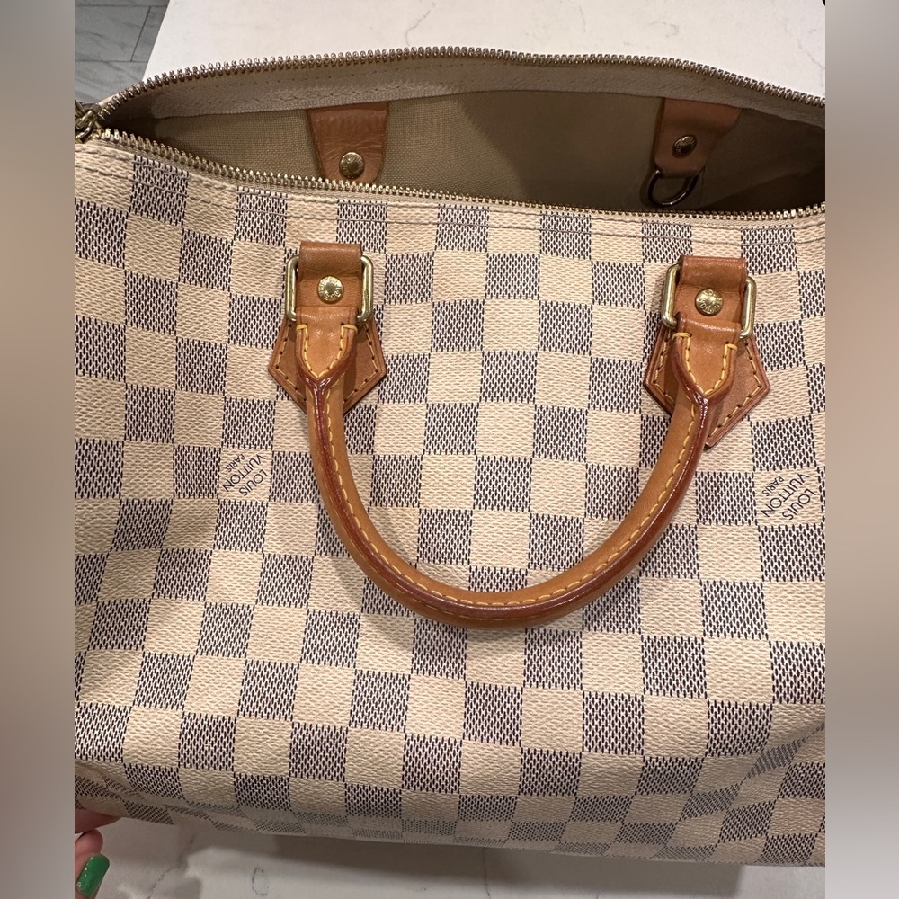 Louis Vuitton Speedy 30 Bandouliere Damier azur - Picture 4 of 11